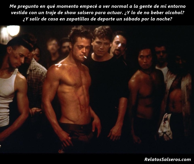 Vestidos show salsero No alcohol Zapatillas deporte Club baile SBK - Relatos Salseros