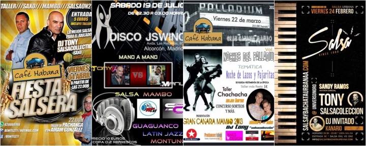 Carteles DJ Tony Salsacoleccion - Relatos Salseros