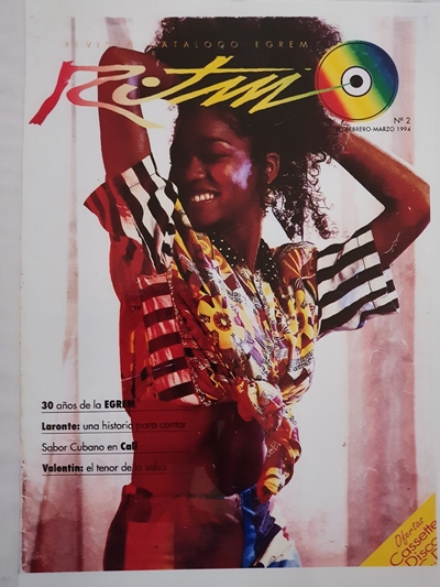 Portada revista EGREM 1994 Yanulka OFarrill - Relatos Salseros