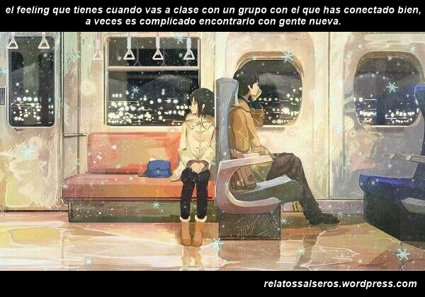 ir a clase con tu grupo habitual - relatossalseros.wordpress.com