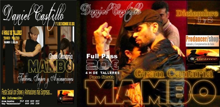 Gran Canaria Mambo Carteles Daniel Castillo - Relatos Salseros