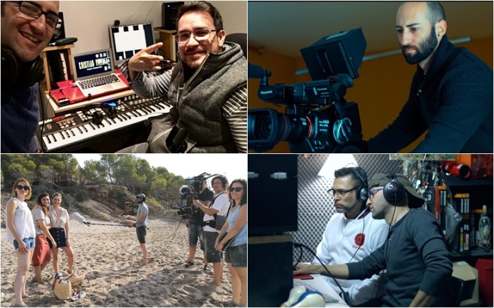 Arreglando pianista - Operador camara - Sesion grabacion - Tecnico sonido - Santy Montega Manambo - Relatos Salseros