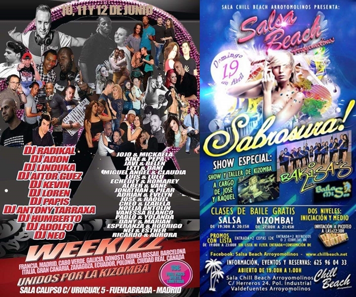 weekizz sala calypso salsa beach arroyomolinos jose bailamison - relatossalseros.wordpress.com